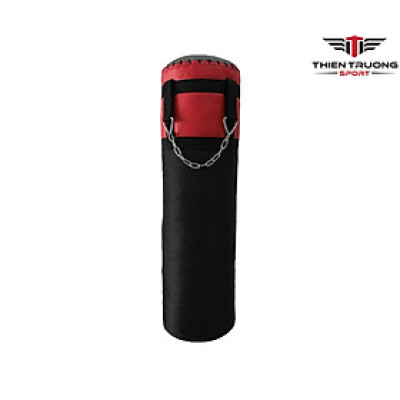 Bao đấm thể thao nhồi vải vụn kèm xích treo, kích thước 100cm - 120cm đường kính 30cm phù hợp sử dụng để tập võ thuật hay tập thể lực tại nhà