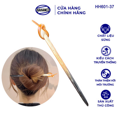 Trâm Cài Tóc Bằng Sừng Đầu Trâm Thắt Nút Kiểu Dáng Lạ Độc Đáo Tỉ Mỉ (HH601-37)