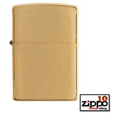 Bật lửa Zippo Armor Brushed Brass SKU: 168 - Chính hãng 100%