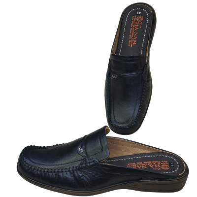 Dép Bít Mũi Nam HÀ NAM Da Bò Thật Cao Cấp GSB2079