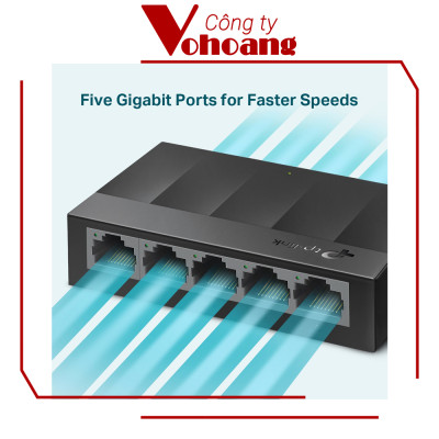 Bộ Chia Tín Hiệu Switch Để Bàn TP-Link LS1005G 5 Cổng 10/100/1000Mbps - Hàng Chính Hãng