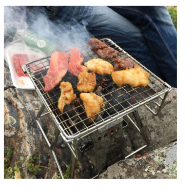 Bếp nướng dã ngoại than hoa xếp gọn Campingmoon X-Mini