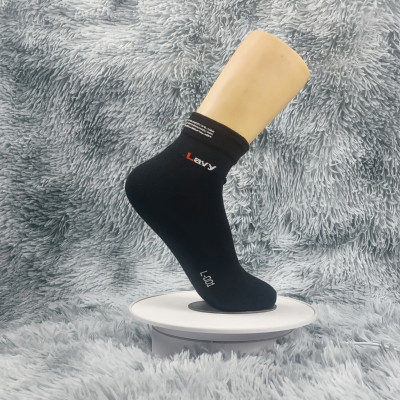 Vớ nam cổ trung Đen E7-VT002