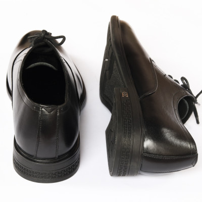 Giày Tây Nam Oxfords Buộc Dây Thanh Lịch, Màu Đen Mã CS56