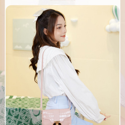 Túi Xách Nữ, Túi Đeo Chéo Nữ Cao Cấp Dáng Vuông Họa Tiết Da Cá Sấu Đi Chơi, Đi Tiệc Phong Cách Hàn Quốc