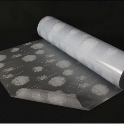 5m decal dán kính bồ công anh trắng DK08