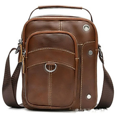 Túi đeo chéo nam DA BÒ THẬT – BEE GEE DCN9357