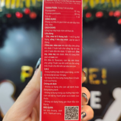 [20ml] Xổ giun Vime Deworm cho Chó Mèo dạng Nước