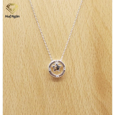 Dây chuyền bạc Ý 925 Huệ Ngân - Ngôi sao may mắn PP1360