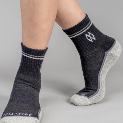 Combo 5 Đôi Tất Vớ Thể Thao Nam Cổ Dài, Sợi Cotton Cao Cấp Chống Hôi Chân, Chống Phồng Rộp Chân, Chống Trơn Trượt Co Giãn 4 Chiều Thương Hiệu MRM FASHION - CM