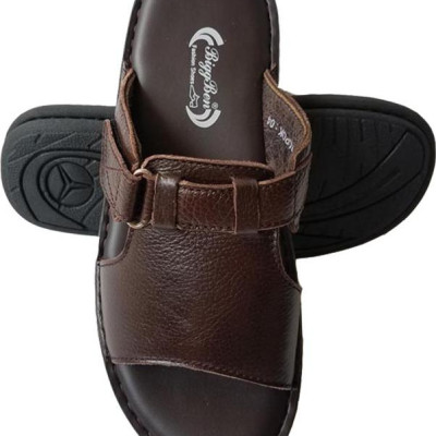 Dép Nam BIGGBEN Da Bò Thật Cao Cấp DN208