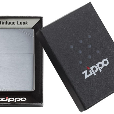 Bật lửa Zippo Vintage Brushed Chrome 230