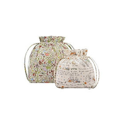 Túi nữ/The Little Hitch Pouches - Garden Ditsy - Cream