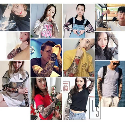 Găng Tay Chống Nắng Giả Xăm Bịch 2 Cái Hình Tattoo Cá Tính