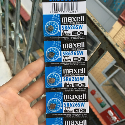 Pin Đồng hồ đeo tay Maxell SR626SW 1.55V 377
