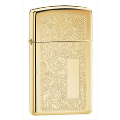 Bật Lửa Zippo Venetian Slim Brass 