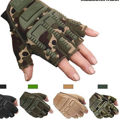 Găng tay hở ngón rằn ri  đa năng, với  lớp cao su ở mu bàn tay  giúp  bảo vệ đôi tay của bạn .Găng tay nam thể thao dành cho phượt thủ  , thể thao , dã ngoại tiện lợi