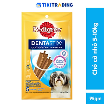 Bánh Xương Chăm Sóc Răng Pedigree Dentastix Small Dogs 75g Dành Cho Chó Nhỏ và Chó Trưởng Thành trên 1 tuổi