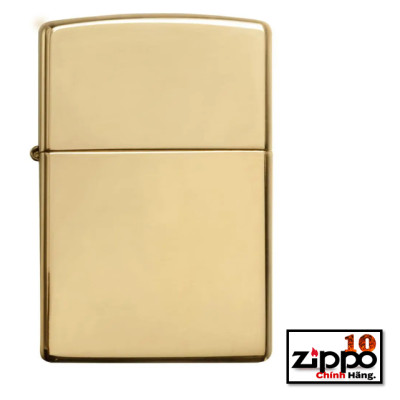Bật lửa Zippo Armor 169 - VÀNG BÓNG DÀY High Polish Brass - Chính hãng 100%
