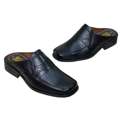 Dép Bít Mũi Nam Da Bò Thật TiTi ĐÔ Cao Cấp GSB20136