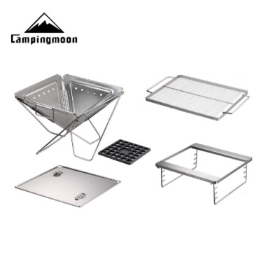 Bếp nướng than hoa gấp gọn 8-10 người Campingmoon MT-055