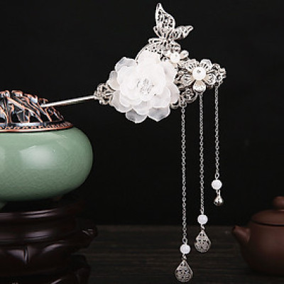 Trâm cài tóc tua rua dài phong cách trang điểm cổ trang cho bạn nữ