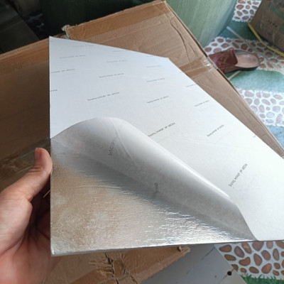 Bộ 5 Tấm Xốp Dán Tường 3D PVC Gỗ Kem 60x30cm Keo Sẵn Dày 2,5mm Cao Cấp, Sang Trọng