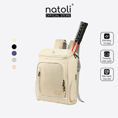 Balo cầu lông thể thao NATOLI đựng giày, đựng vợt cầu lông, chống nước cao cấp BST ProSport Backpack B26