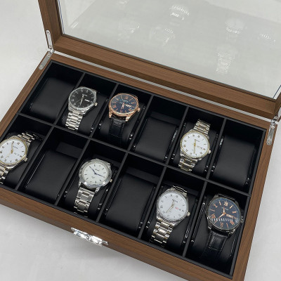 Hộp Đồng Hồ 12 Chiếc SAIKE SAIKE S129 Gỗ Óc Chó
