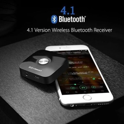 Ugreen UG30444CM122TK BT 4.1 màu Đen Bộ nhận âm thanh Bluetooth chuẩn 3.5mm - HÀNG CHÍNH HÃNG