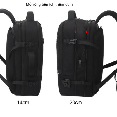 Balo laptop nam thông minh đa năng cao cấp phong cách châu âu