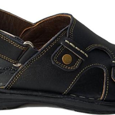 Giày Sandal Bít Mũi Nam BIGGBEN Da Bò Thật SD77