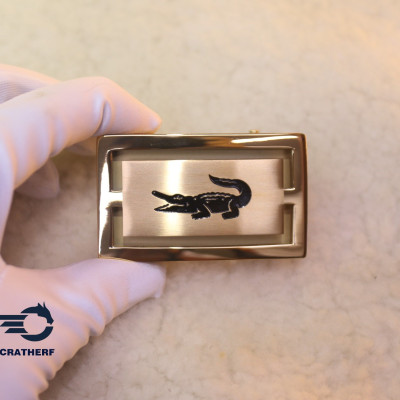 Mặt Khóa Thắt Lưng Cao Cấp - Đầu Khóa Dây Nịt CRATHERF CT002WB -Mặt Khóa Inox 316 Nguyên Khối