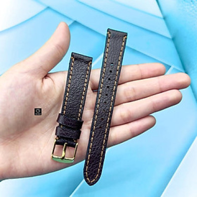 Dây Đồng Hồ Da Bò Thật Size Nữ 12/14/16/18mm Handmade 