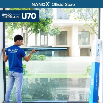 Phim cách nhiệt cao cấp NanoX U70 chống nắng & chống tia UV chuyên sâu cho nhà kính