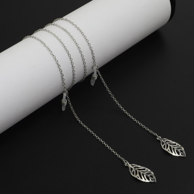 Dây giữ kính mix lá tua rua ấn tượng dây đeo mắt kiếng đeo cổ vừa thời trang vừa tiện dụng
