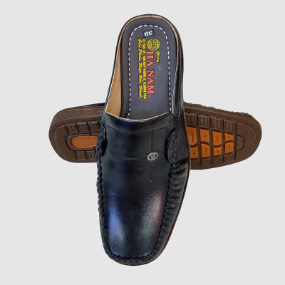 Dép Bít Mũi Nam HÀ NAM Da Bò Thật Cao Cấp GSB20103