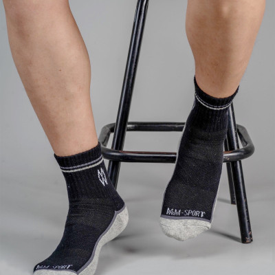 Combo 5 Đôi Tất Vớ Thể Thao Nam Cổ Dài, Sợi Cotton Cao Cấp Chống Hôi Chân, Chống Phồng Rộp Chân, Chống Trơn Trượt Co Giãn 4 Chiều Thương Hiệu MRM FASHION - CM