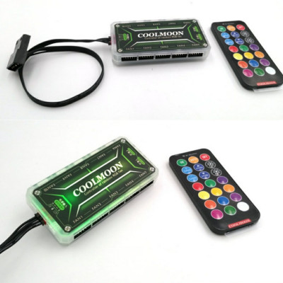 Bộ hub quạt tản nhiệt Coolmoon RGB - Hàng nhập khẩu