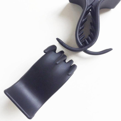 Kẹp tóc 3 răng màu đen - Combo 2 sp