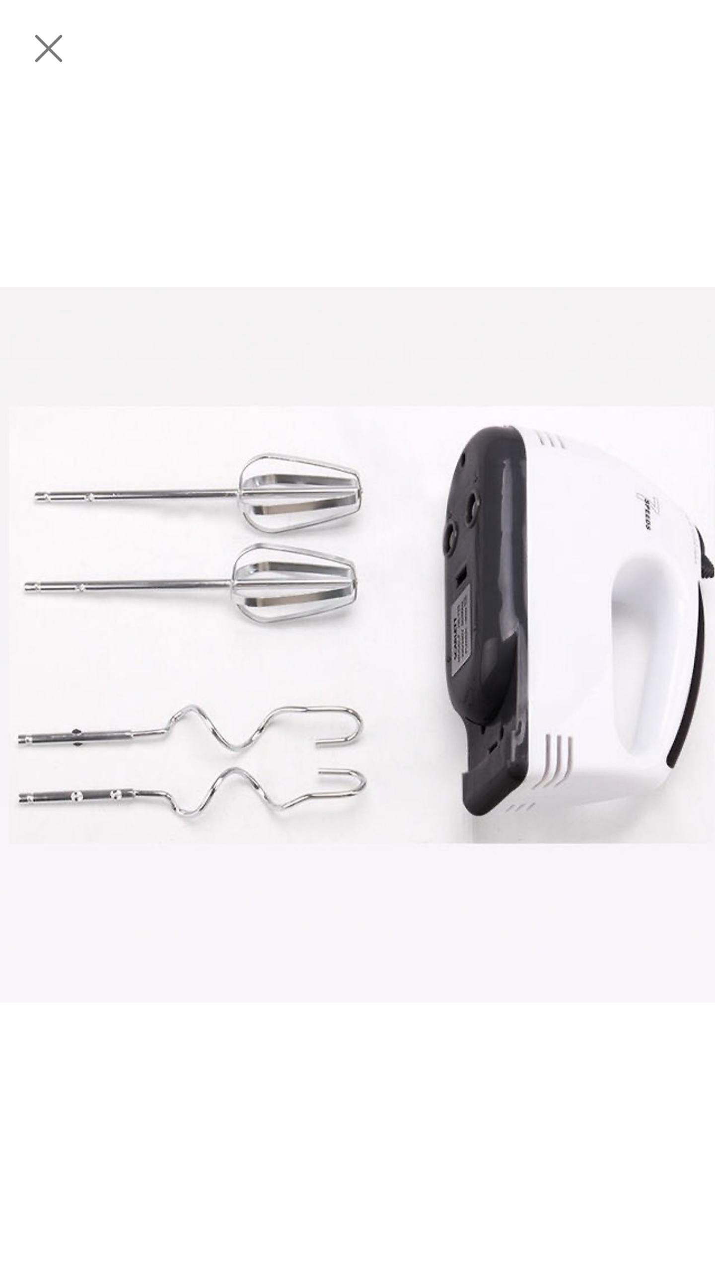Máy Đánh Trứng Cầm Tay 7 Tốc Độ Công Suất Lớn Tặng Kèm 4 Que Đánh Thép Không Gỉ - Hàng Chính Hãng - Hàng Nhập Khẩu