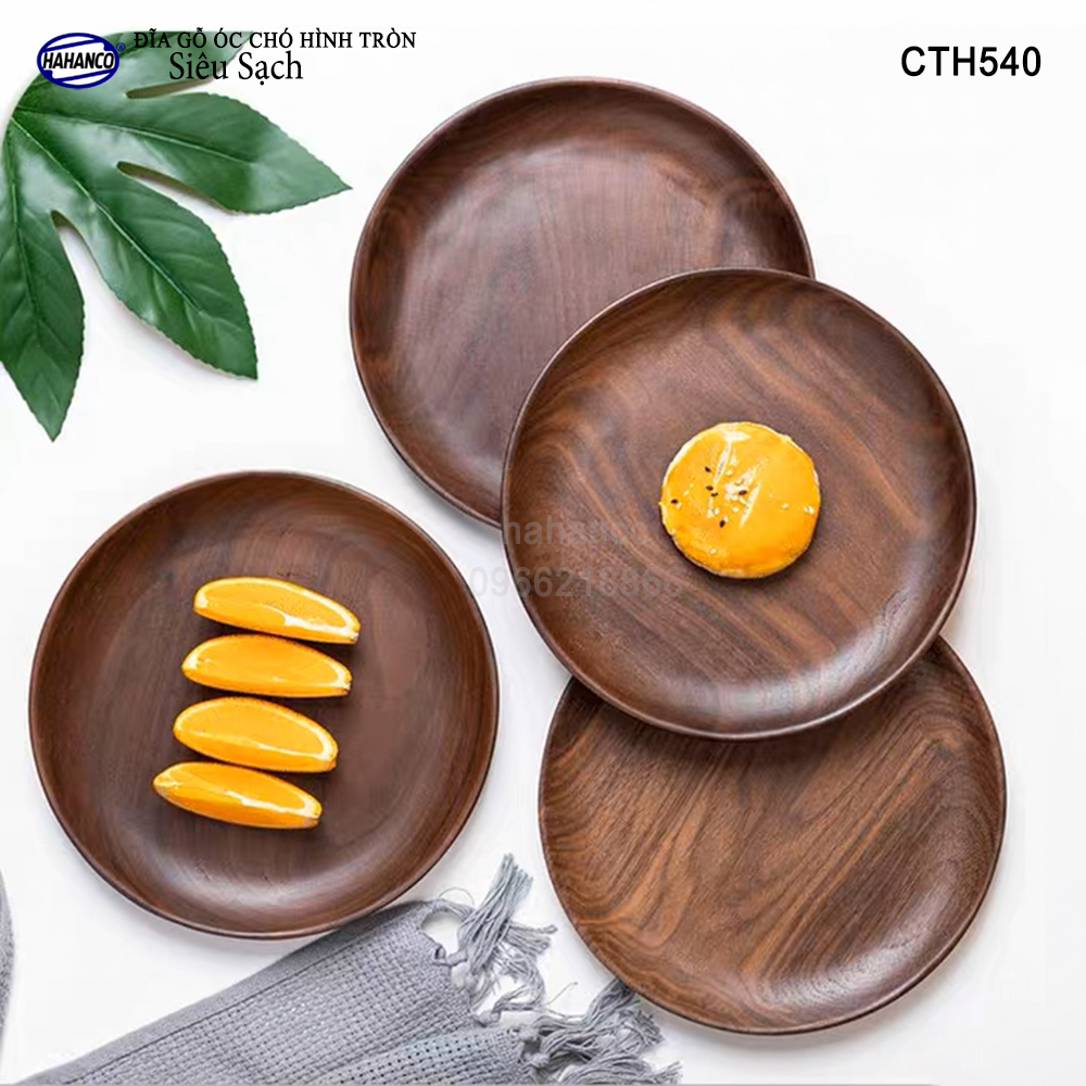 Đĩa Khay Gỗ Óc Chó (Đủ Size & Kiểu Dáng) hàng Xuất Khẩu - đựng đồ ăn/trang trí - đĩa bánh mì/trái cây/ bít tết/ pizza/ phụ kiện chụp ảnh, bày món ăn trong nhà hàng - Sang trọng trên bàn ăn