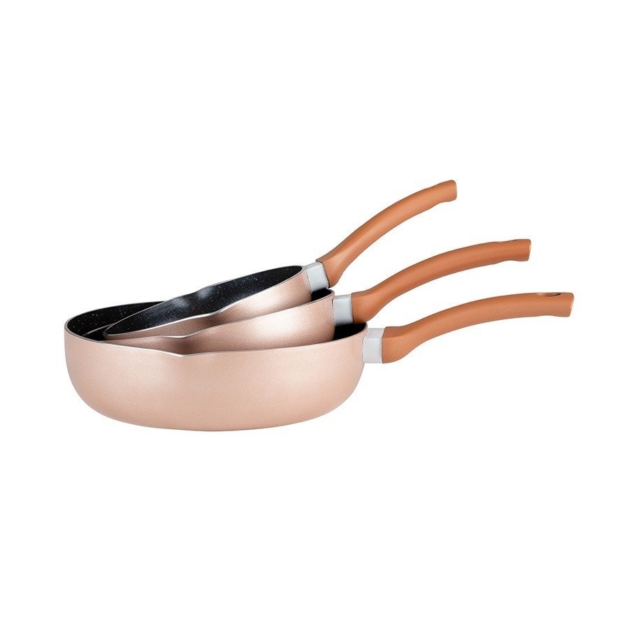 Chảo chống dính vân đá 3D EL4705OL size 20cm, 24cm, 26cm, 28cm