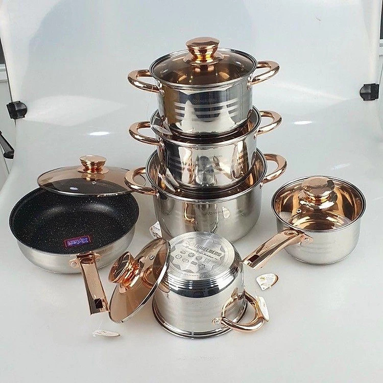 BỘ NỒI 6 MÓN VUNG KÍNH 5 ĐÁY