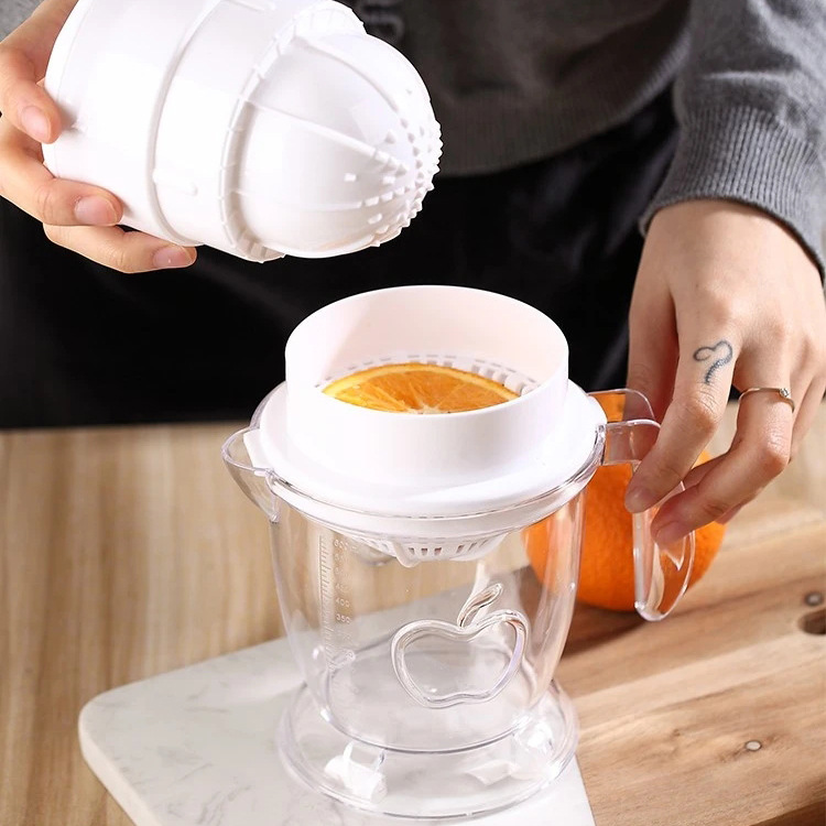 dụng cụ vắt cam ép trái cây hình quả táo, dụng cụ xay vắt trái cây, có vạch chia miu đa năng cao cấp