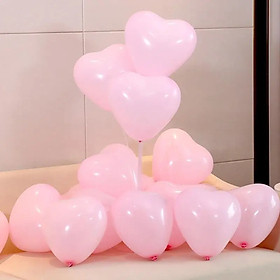 Bóng Tim 10" Loại Dày trang trí sinh nhật tiệc cưới