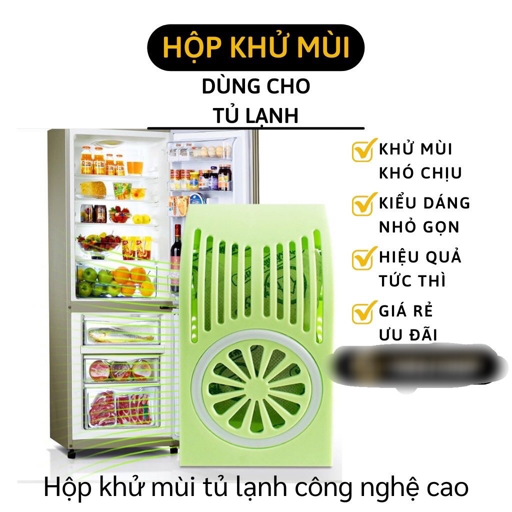 Hộp than hoạt tính khử mùi tủ lạnh công nghệ cao ,giúp làm sạch không khí và ngăn vi khuẩn phát triển