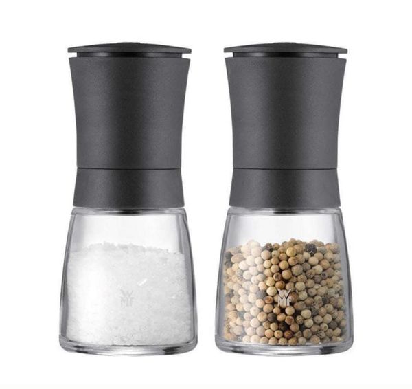 SET ĐÔI XAY MUỐI VÀ XAY TIÊU WMF NẮP ĐEN Hàng chính hãng