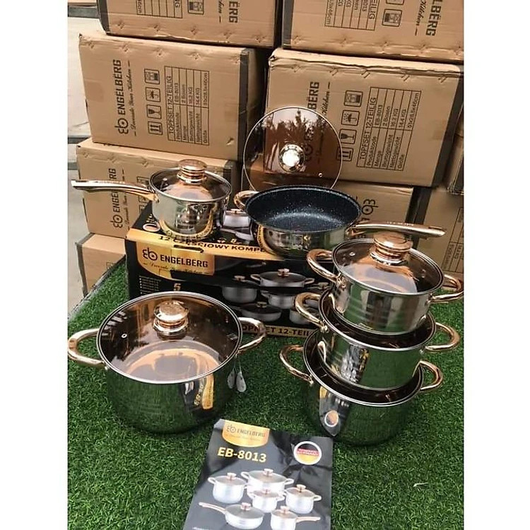 BỘ NỒI ĐỨC 6 MÓN 5 lớp LOẠI 1