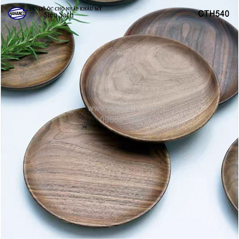 Đĩa Khay Gỗ Óc Chó (Đủ Size & Kiểu Dáng) hàng Xuất Khẩu - đựng đồ ăn/trang trí - đĩa bánh mì/trái cây/ bít tết/ pizza/ phụ kiện chụp ảnh, bày món ăn trong nhà hàng - Sang trọng trên bàn ăn